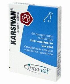 KARSIVAN 60 COMPRIMIDOS | REGULADOR CIRCULATORIO PARA PERROS