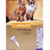 ADVOCATE GATOS 3X0,4ML 4 Kg | Antiparasitario externo en solución spot on