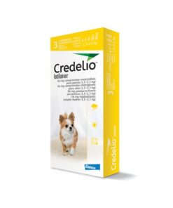 Credelio para el tratamiento de infestaciones de garrapatas  y pulga en perros.