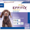 EFFITIX 4 PIPETAS 10-20KG | ANTIPARASITARIO EXTERNO PARA PERROS.