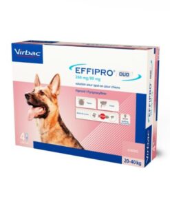 EFFIPRO DUO SPOT ON 4 PIPETAS | ANTIPARASITARIO EXTERNO PARA PERRO 20-40KG