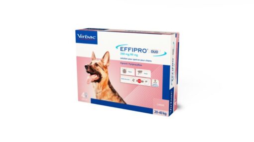 EFFIPRO DUO SPOT ON 4 PIPETAS | ANTIPARASITARIO EXTERNO PARA PERRO 20-40KG