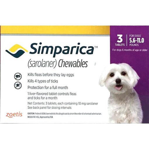 SIMPARICA Comprimidos Masticables para Perros