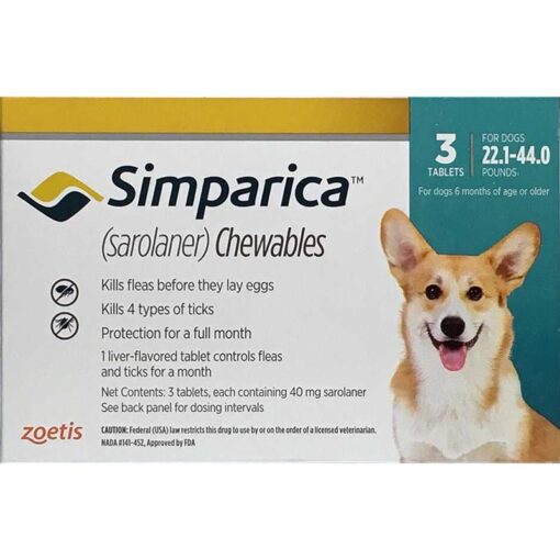 SIMPARICA Comprimidos Masticables para Perros