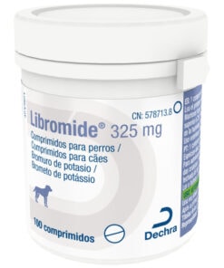 Libromide 325MG  Agente antiepiléptico para uso como adyuvante del fenobarbital en el control de los casos refractarios de epilepsia en perros.