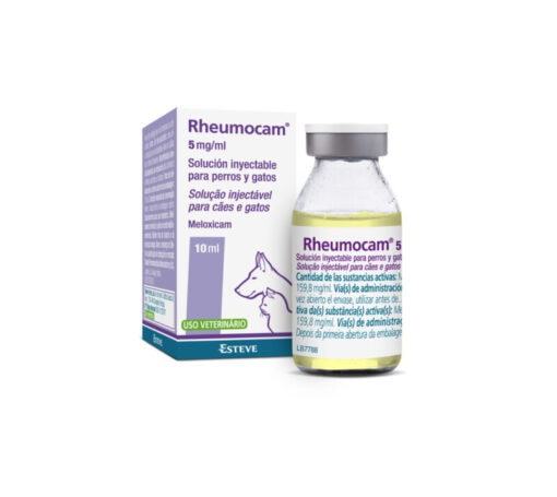 Rheumocam 5mg/ml 10 Ml Antiinflamatorio inyectable para perros y gatos