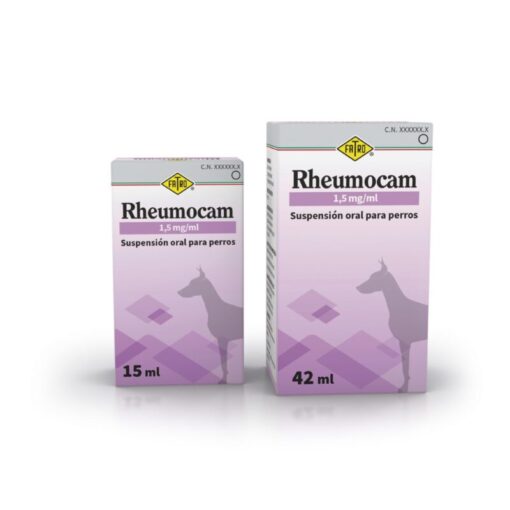 Rheumocam 1,5 mg/ml antiinflamatorio en suspensión oral para perros