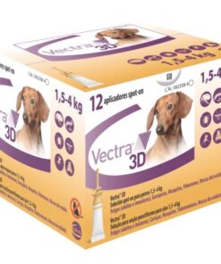 VECTRA 3D PERRO 10-25KG 12 PIPETAS | Antiparasitario externo en solución spot-on