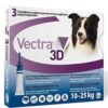 VECTRA 3D PERRO 10-25 Kg 3PIPETAS | Antiparasitario externo en solución spot-on