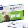 Milpro 16 mg/40 mg comprimidos recubiertos con película para gatos