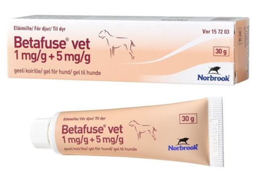 Betafuse 1 mg/g + 5 mg/g gel para perros