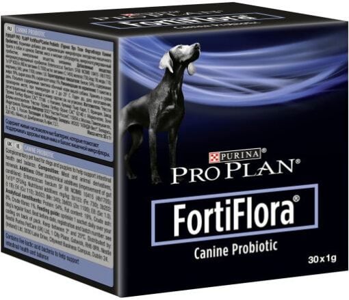 FORTIFLORA Suplemento probiótico dietético para uso clínico en gatos y perros