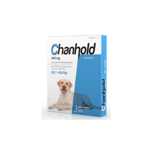 CHANHOLD 240 MG 3 PIPETAS PARA LA DISPARASITACION EXTERNA EN PERROS