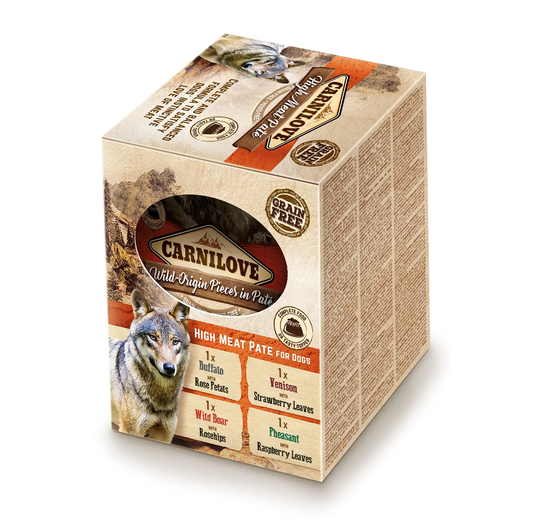 Multipack de Paté para Perros Adultos Carnilove 4x300g - Nutrición Premium para tu Mascota