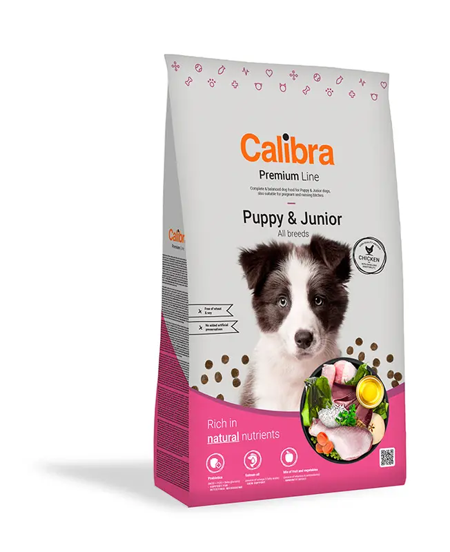 Pienso que un título optimizado para SEO podría ser: "Calibra Dog Premium Puppy Junior Pollo 12kg: Nutrición Óptima para Cachorros