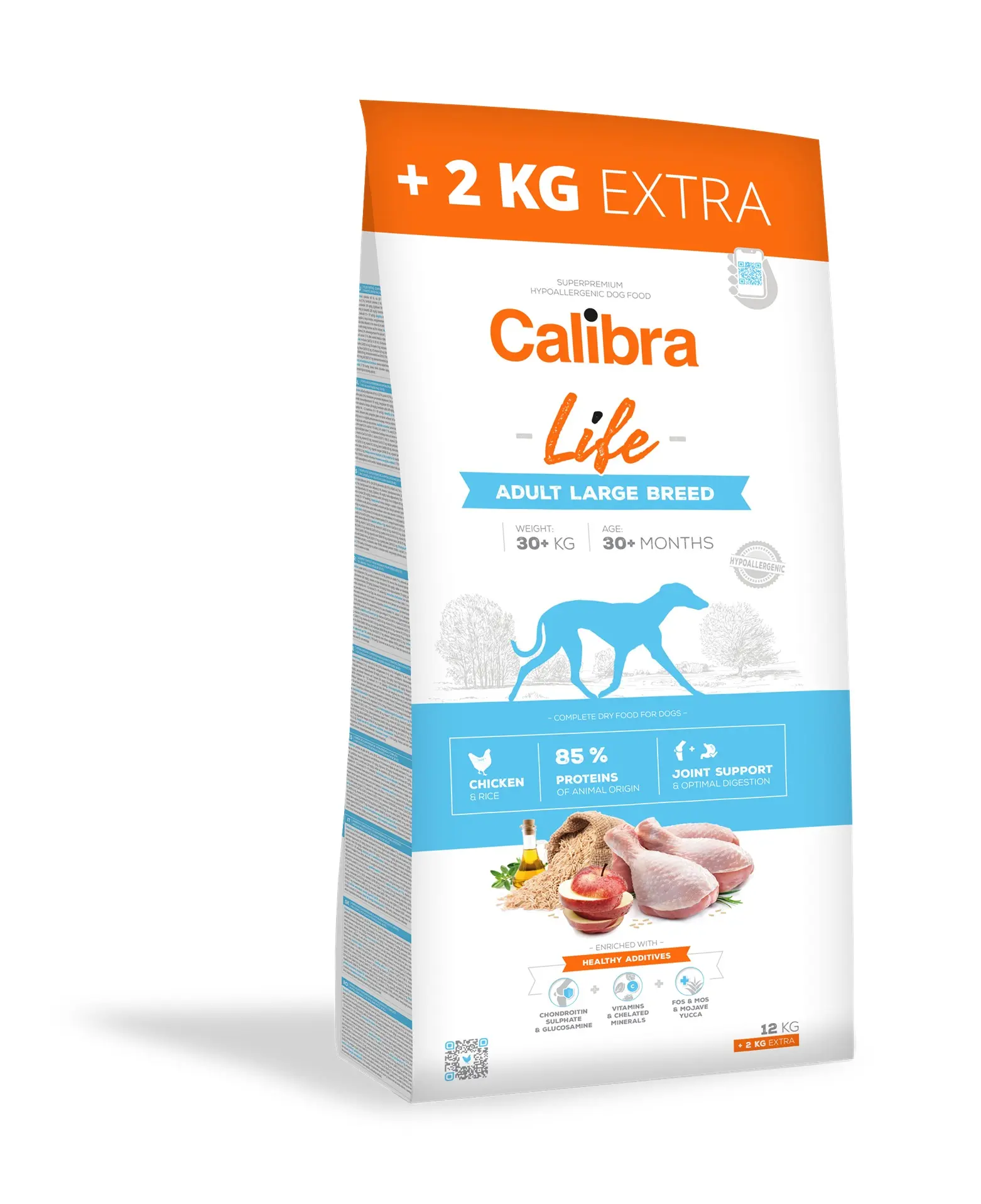 Pienso Calibra Dog Life Adulto Razas Grandes Pollo 14kg - Nutrición Óptima para Perros