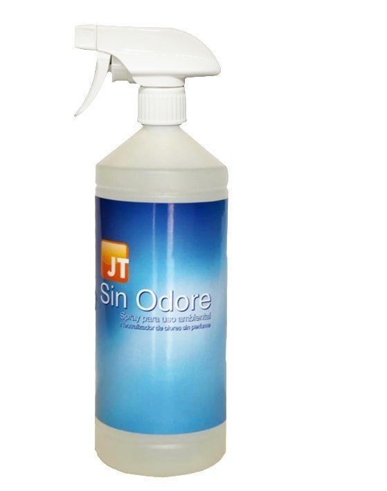 SIN ODORE es un eliminador de malos olores ambientales sin perfume