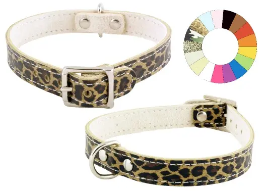 Elegante Collar Blanco Little BCO para Mascotas: Ajustable 14-17 cm