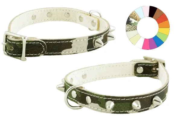 Elegante Collar Little CO1F PT Ajustable 14-17 cm - L200 A14 para Mascotas