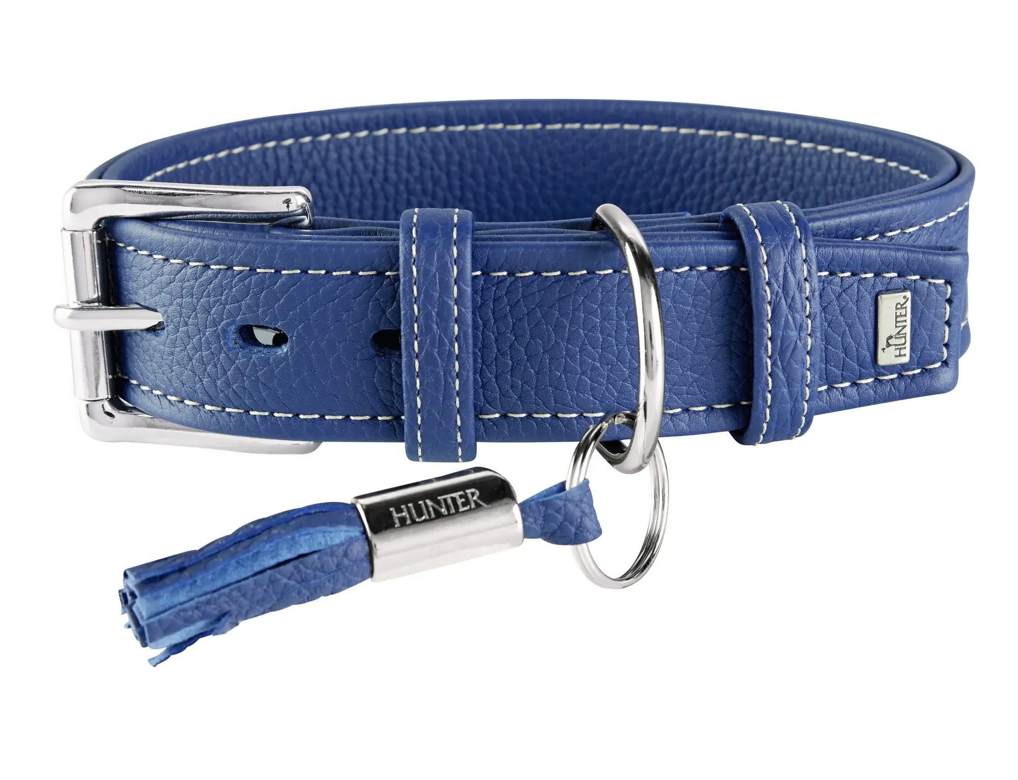 Elegante Collar Niq Cannes con Borla de Nappa Azul - Moda Exclusiva