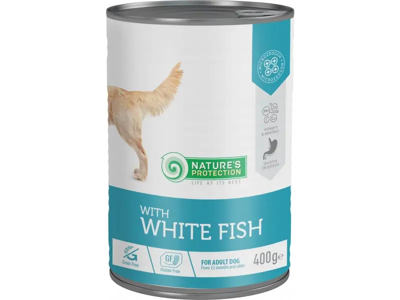 Nature’s P Detox Dog Sensible Digest: Comida de Pescado Blanco para Perros 6x375g