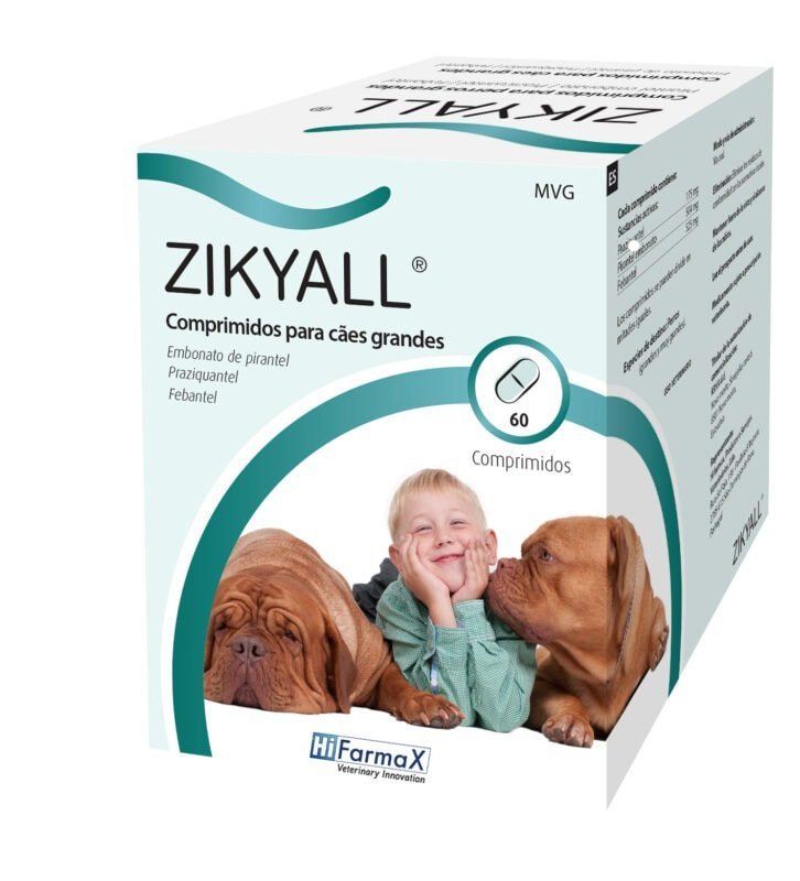 ZIKYALL PERRO GRANDE 60 COMPRIMIDOS