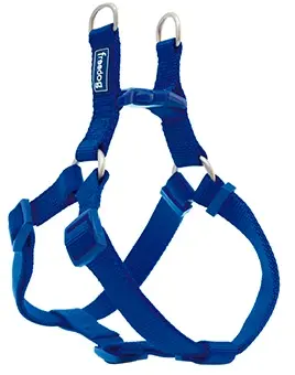 Arnés de Nylon Azul FREEDOG Tipo A para Perros, Ajustable 51-70cm, 20mm