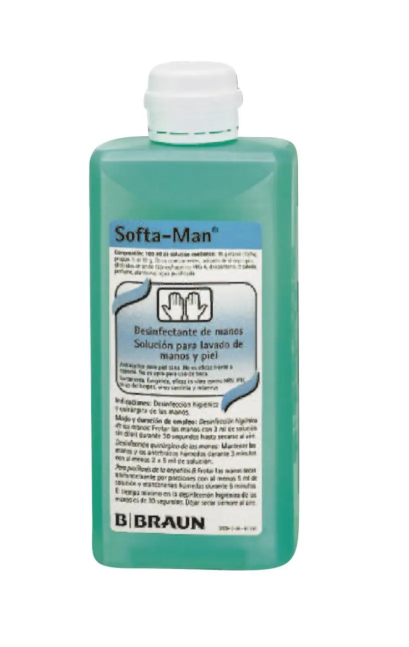 DESINFECTANTE MANOS SOFTA MAN 500ML 1UD BRAUN