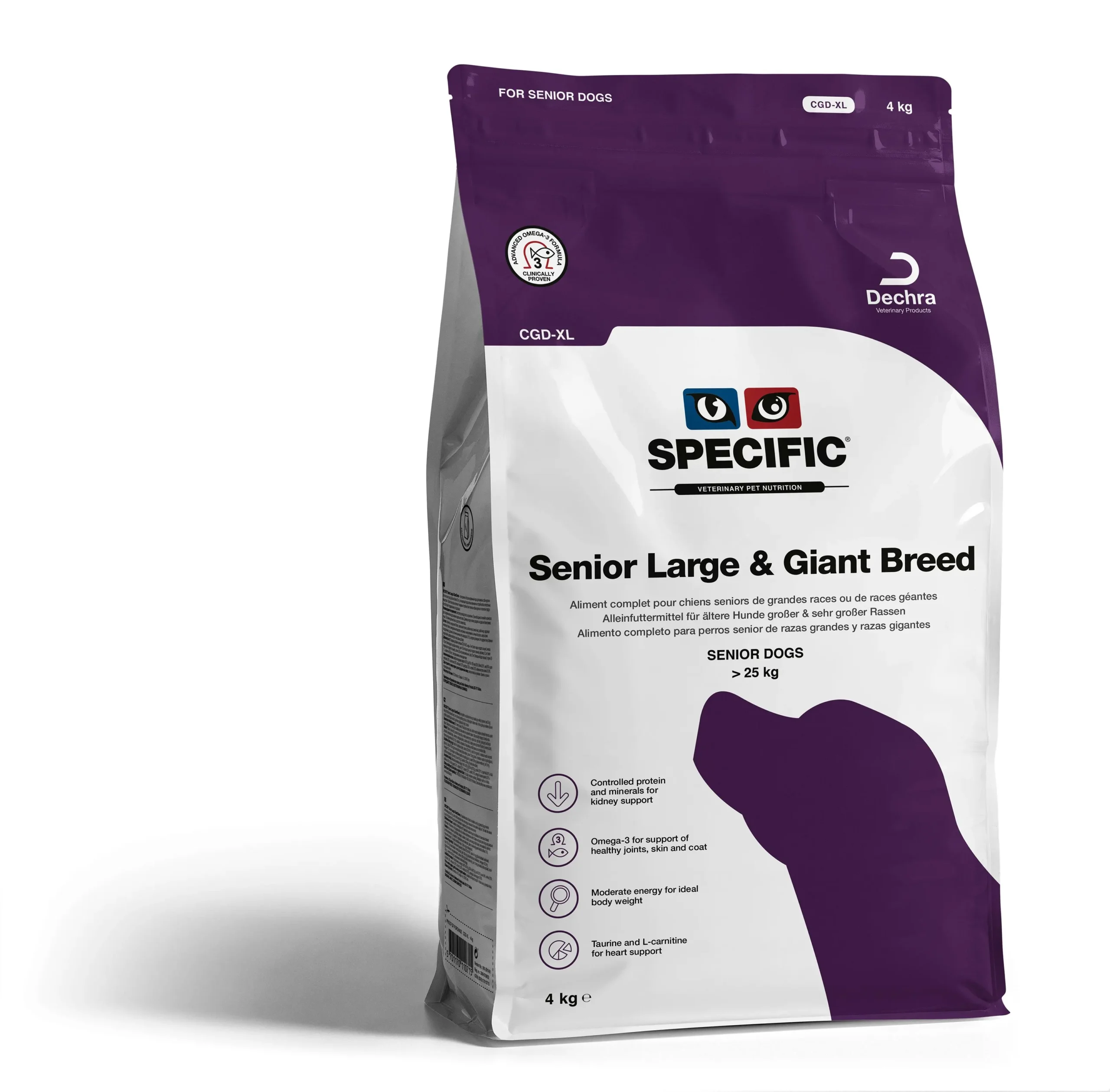 Alimento para Perros Senior de Razas Grandes SPECIFIC CANINE CGD-XL 4KG