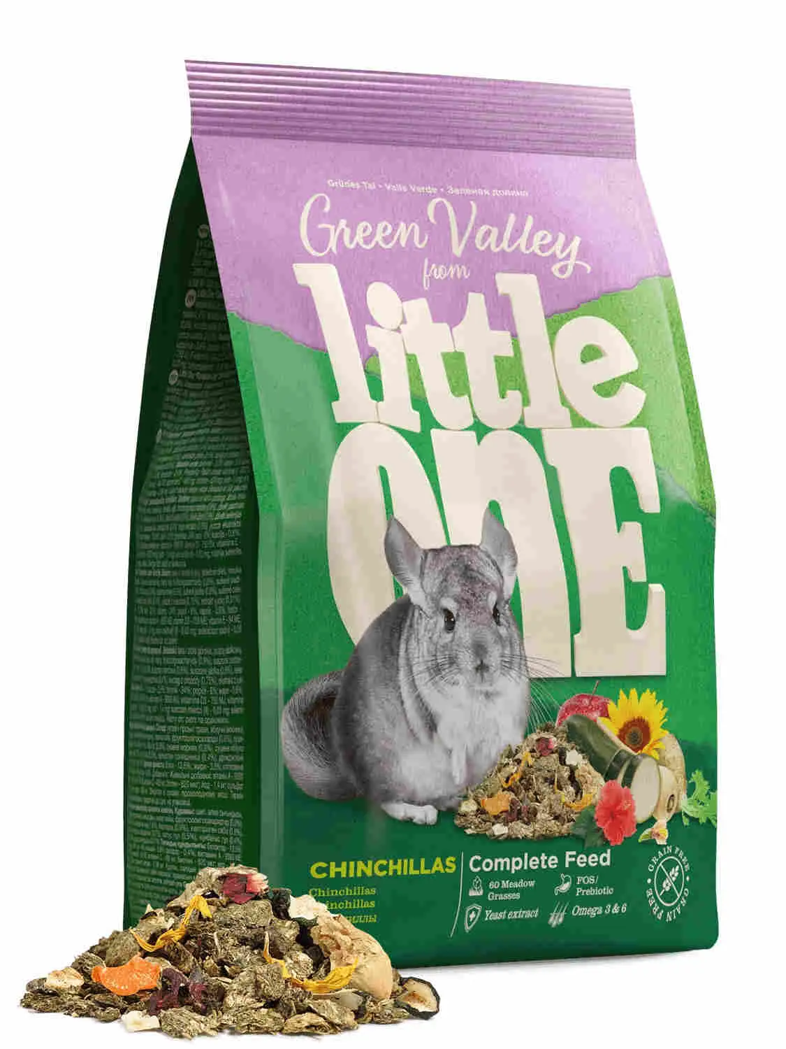 LITTLEONE GREENVALLEY FIBRA ALIMENT CHINCHILLAS 15KG (NDR)