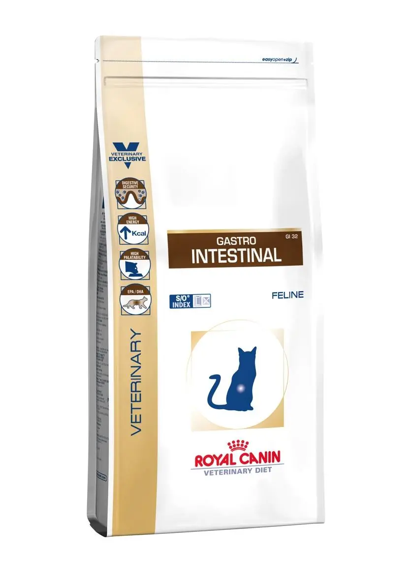 Pienso Royal Vet Feline Gastro Intestinal GI32 2kg: Salud Digestiva Óptima para Gatos
