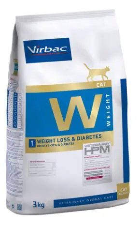 Virbac HPM Feline: Alimento para Pérdida de Peso y Diabetes en Gatos - 1,5 kg