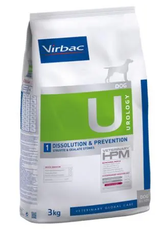Virbac HPM Canine Urology U1 12kg: Prevención y Disolución de Cálculos