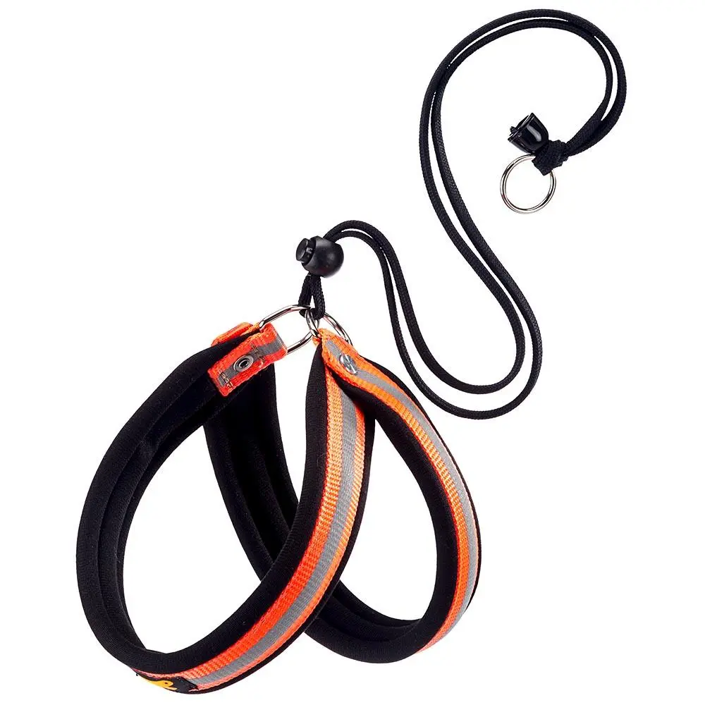 Arnés Reflectante Naranja FERPLAST AGILA REFLEX 4 para Mayor Seguridad de tu Mascota