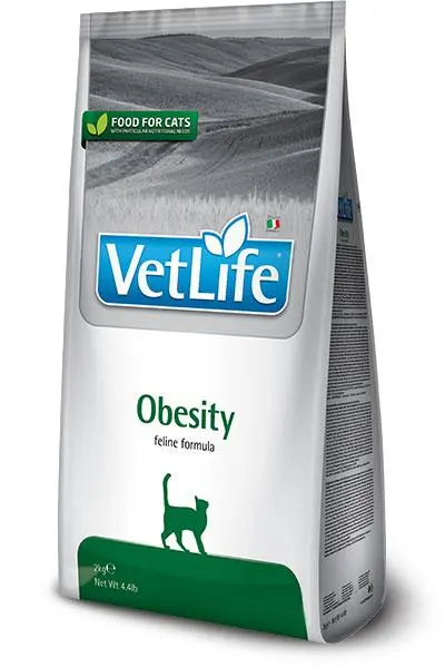 Pienso FARMINA Vet Life para Gatos Obesos 5kg - Control de Peso Efectivo