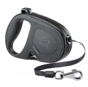 Correa Retráctil FERPLAST FLIPPY ONE TAPE M Negro para Mascotas