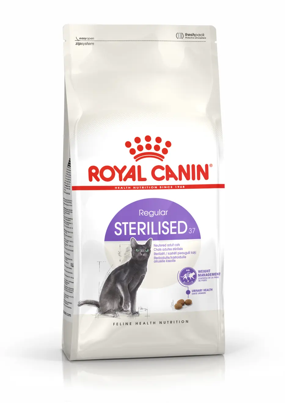 Royal Feline Adult Sterilised 37 10kg - Alimento Seco Saludable para Gatos Esterilizados