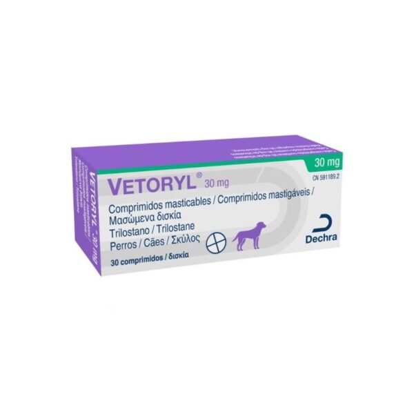 VETORYL COMPRIMIDOS MASTICABLES 30MG 30 COMPRIMIDOS | Síndrome de Cushing en Perros